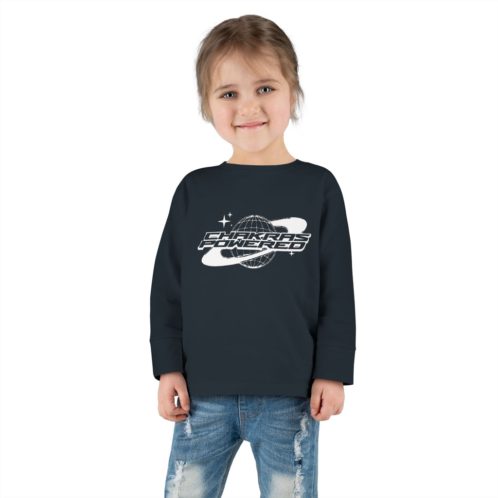 Toddler Long Sleeve Tee — Chakras Powered + Balance Icon Edition