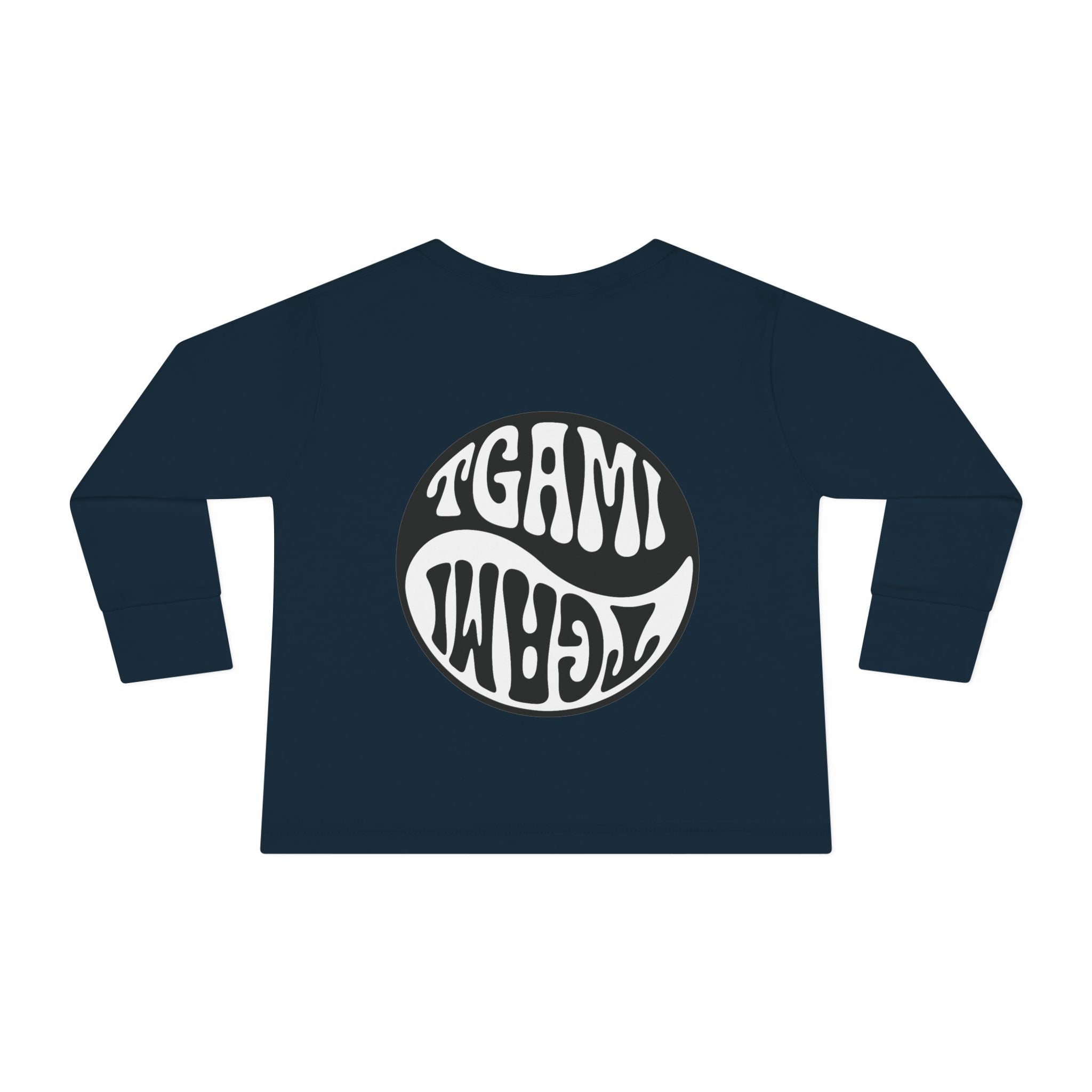 Toddler Long Sleeve Tee — Chakras Powered + Balance Icon Edition