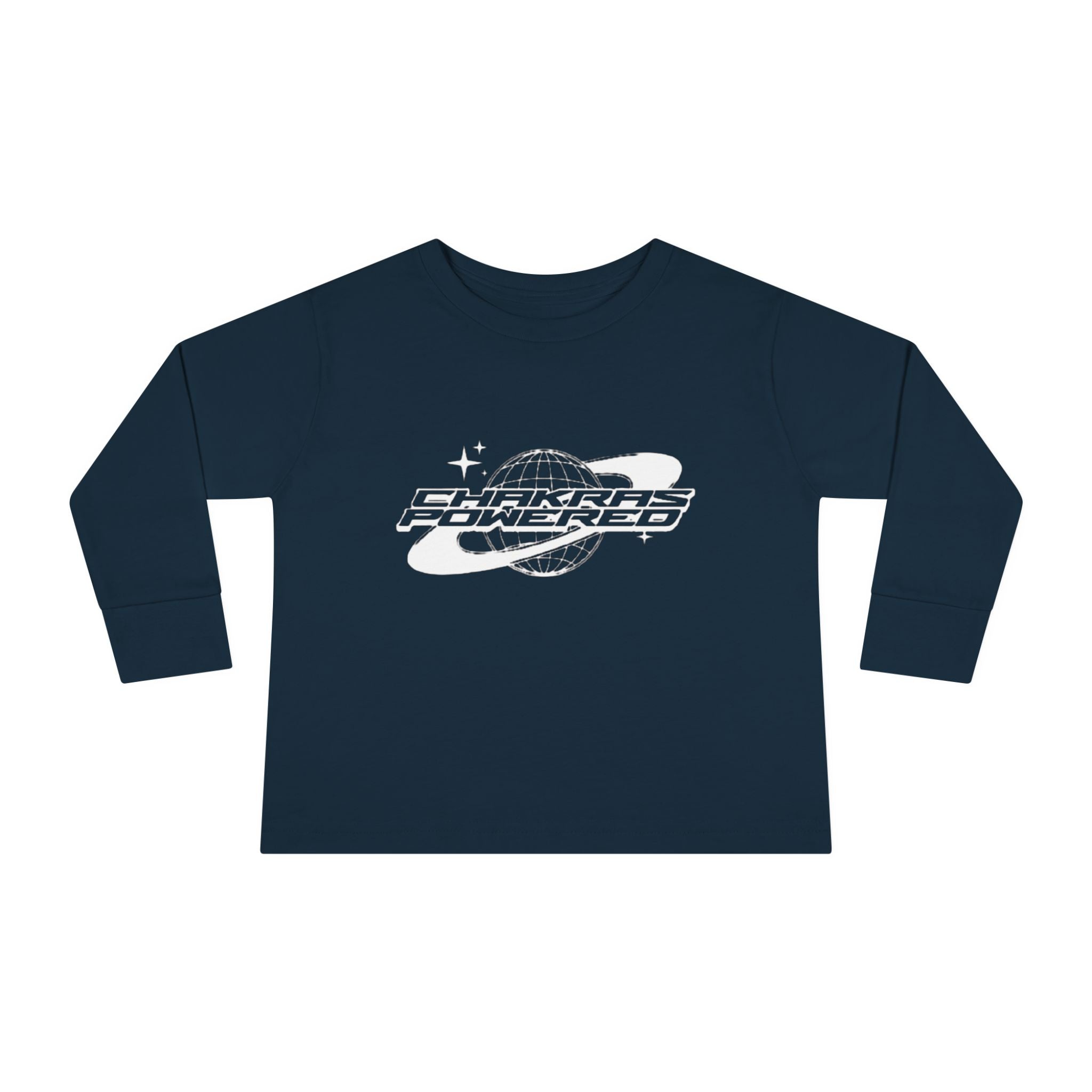 Toddler Long Sleeve Tee — Chakras Powered + Balance Icon Edition