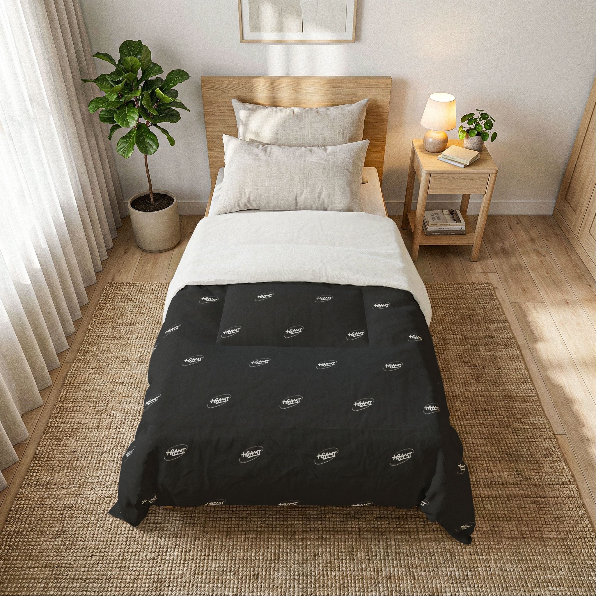 Swoop Logo Pattern Comforter — +GAMI® Swoop Stamp Edition