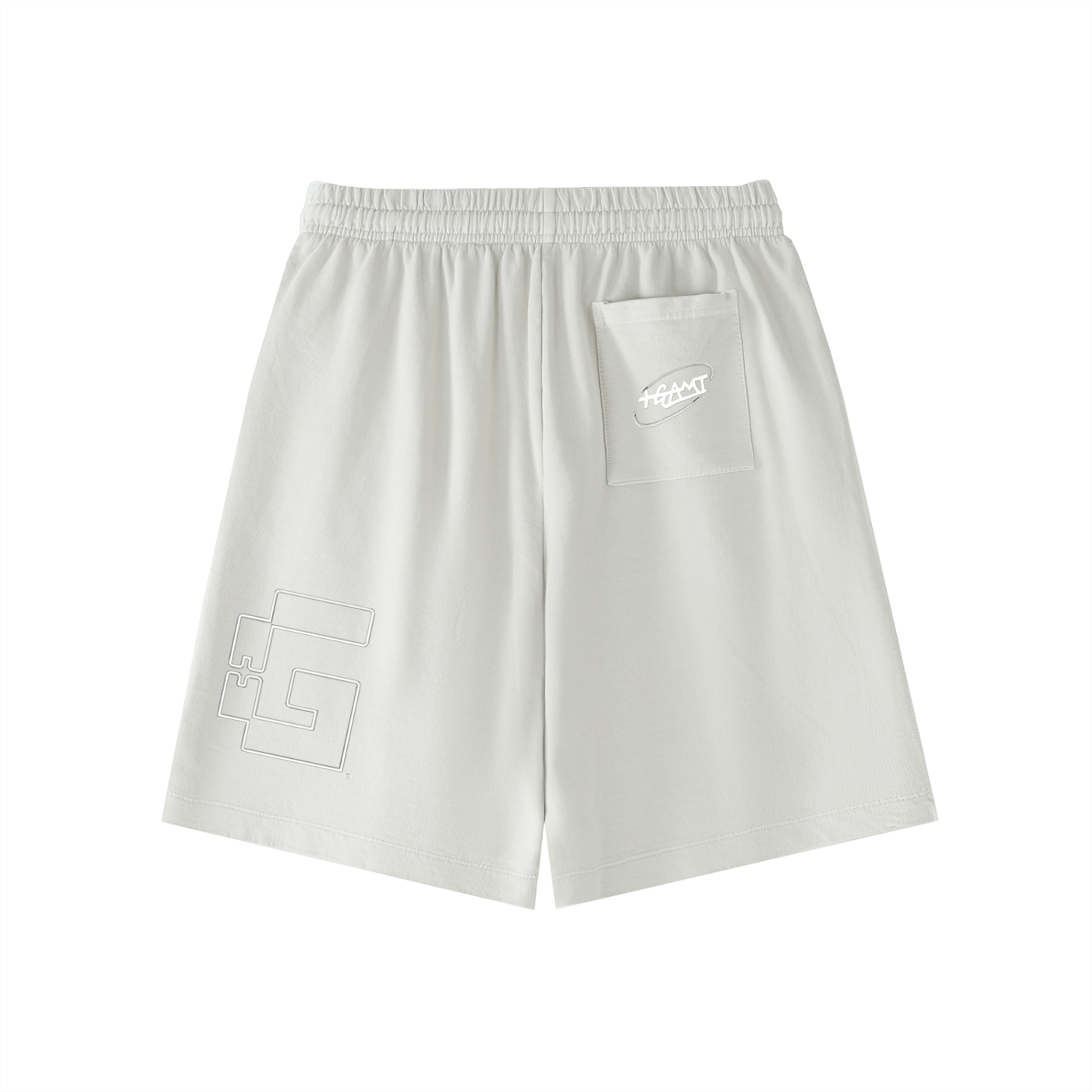 “Tri‑Stamp” Vintage Wash Sweatshorts