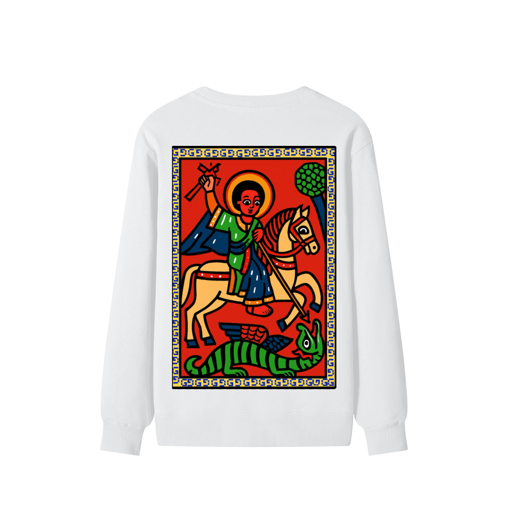 Classic Unisex Cotton Sweatshirt — St. George Dragon Slayer