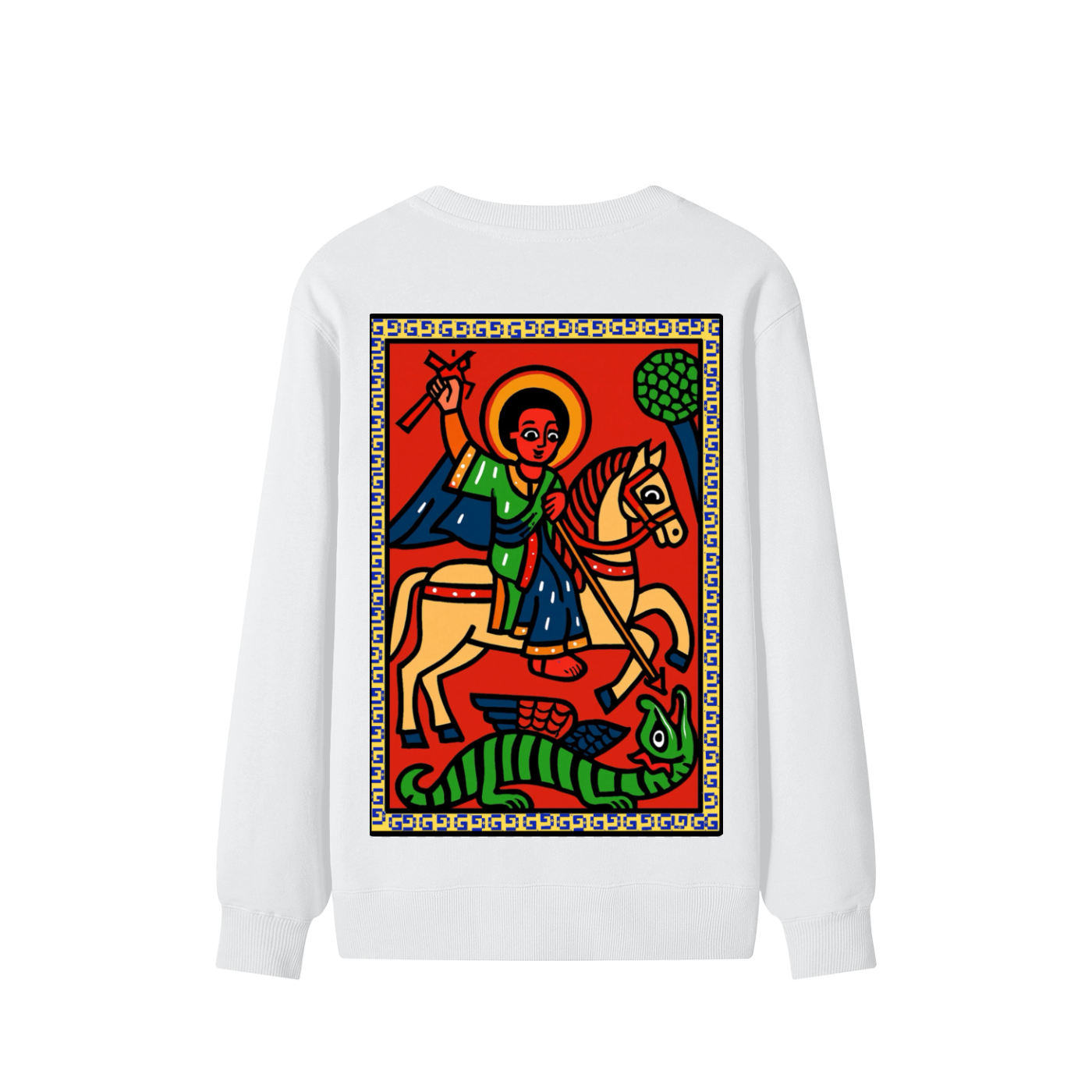 Classic Unisex Cotton Sweatshirt — St. George Dragon Slayer
