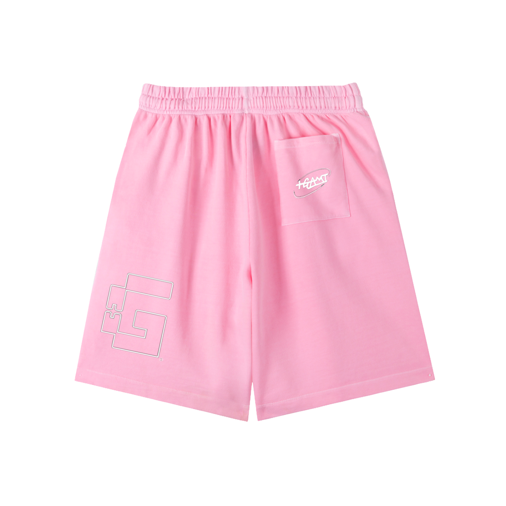 “Tri‑Stamp” Vintage Wash Sweatshorts