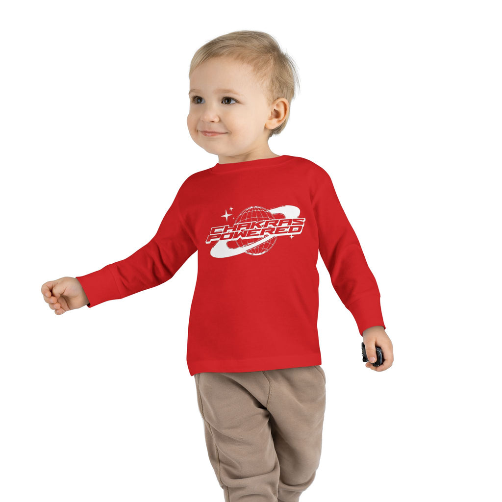 Toddler Long Sleeve Tee — Chakras Powered + Balance Icon Edition