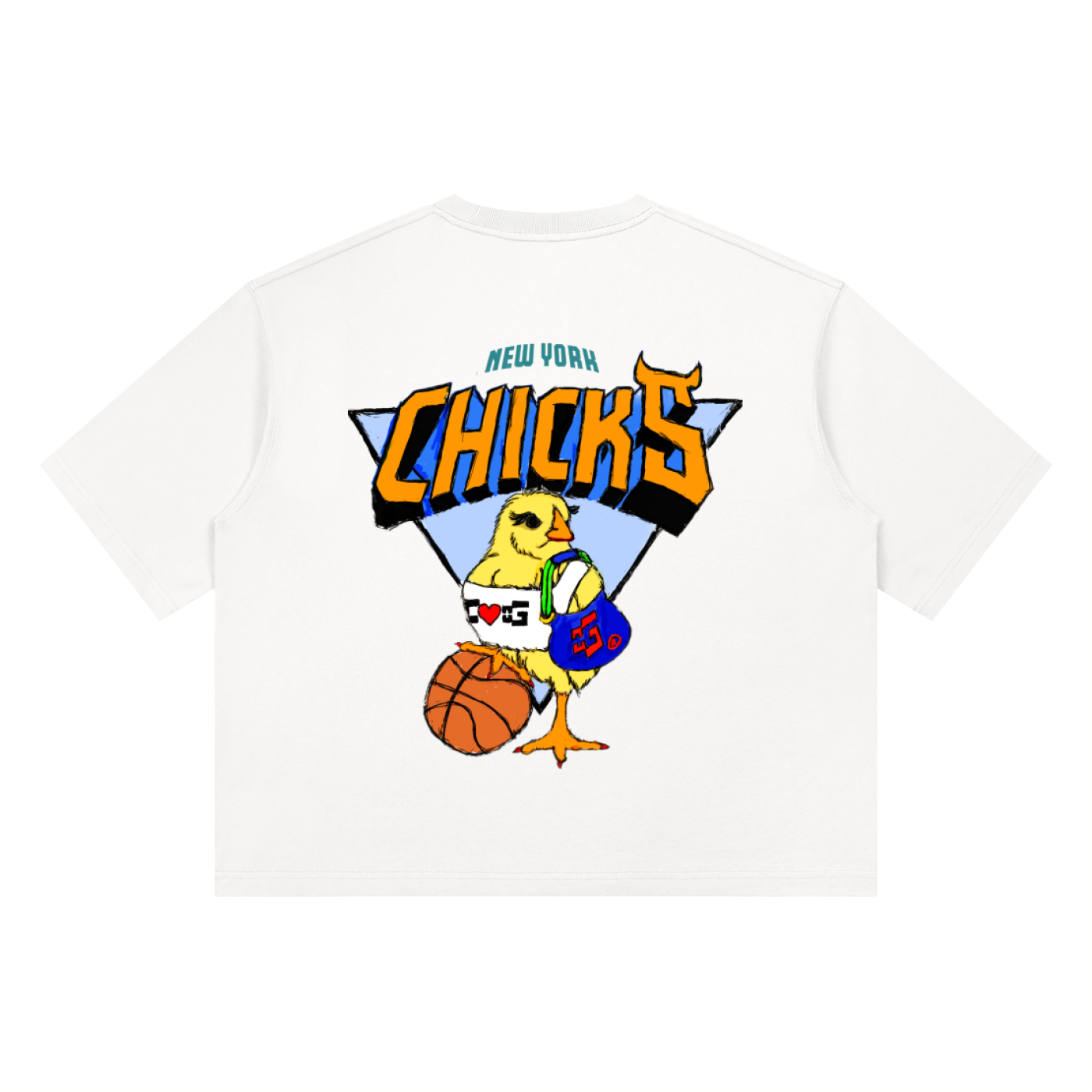 Chicks That Know Ball Heavyweight Boxy T-Shirt