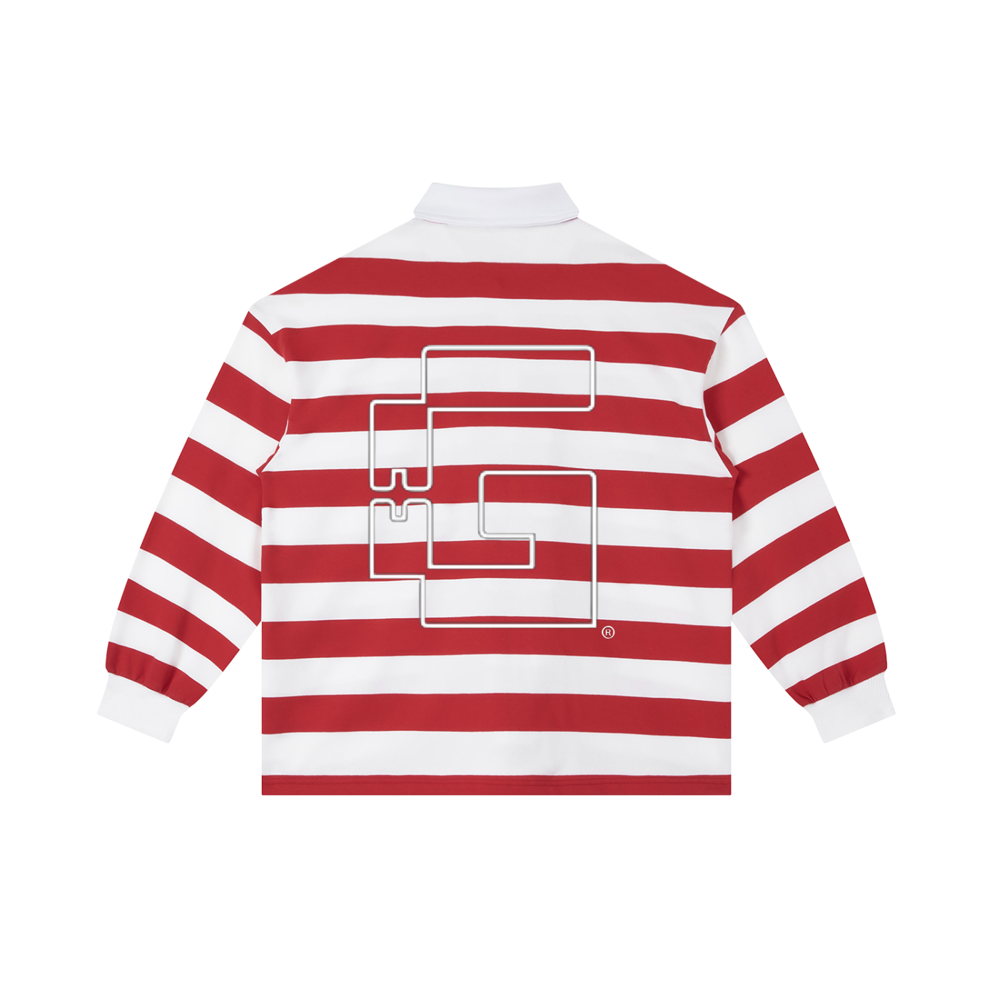 Red White Stripe Polo Shirt