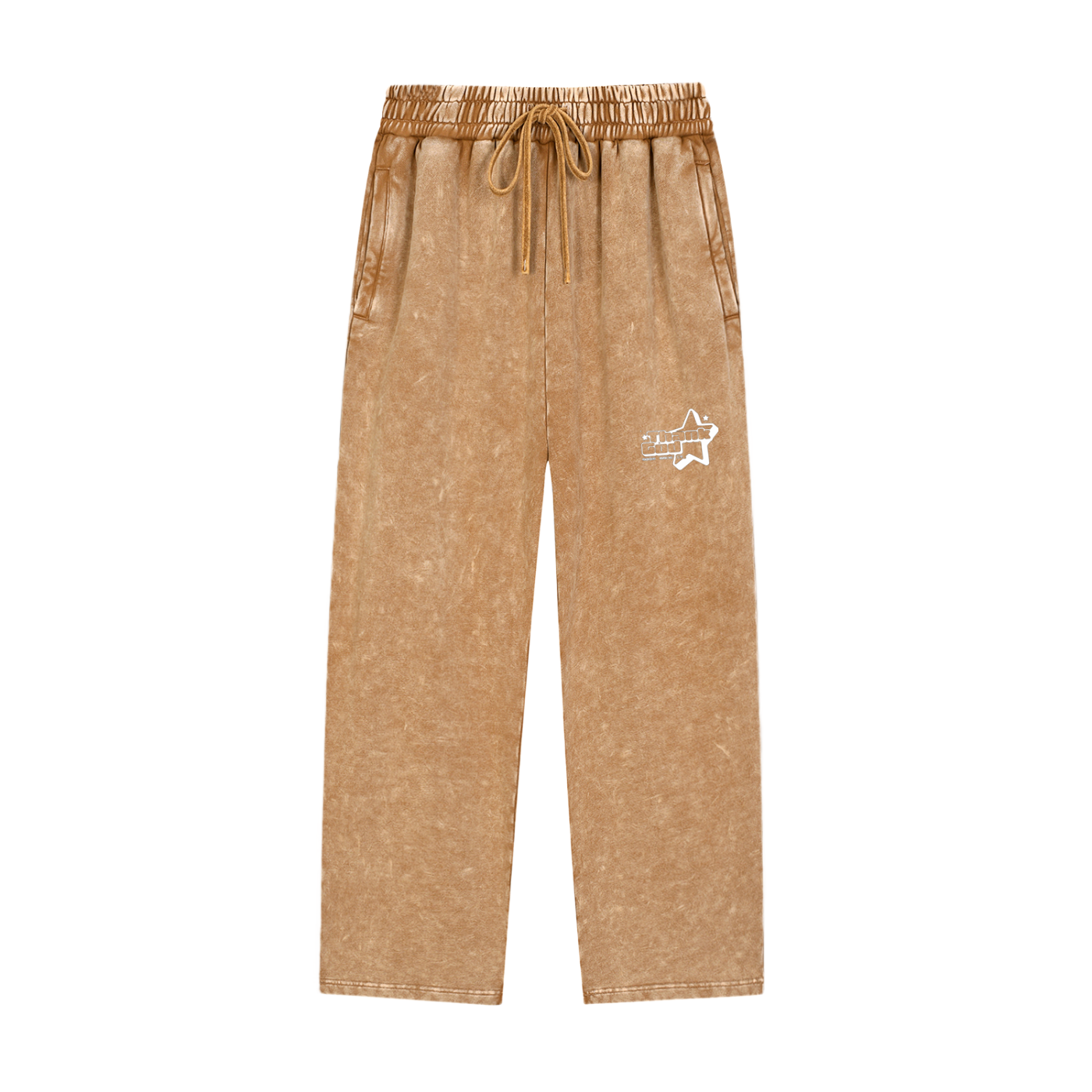 Snow‑Wash Heavyweight Sweatpants — Thank God* + +G Edition