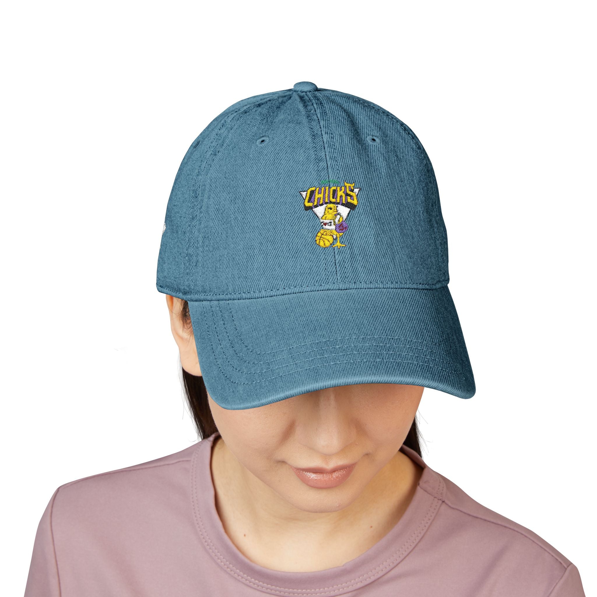 Chicks That Know Ball Denim Hat (Embroidery)