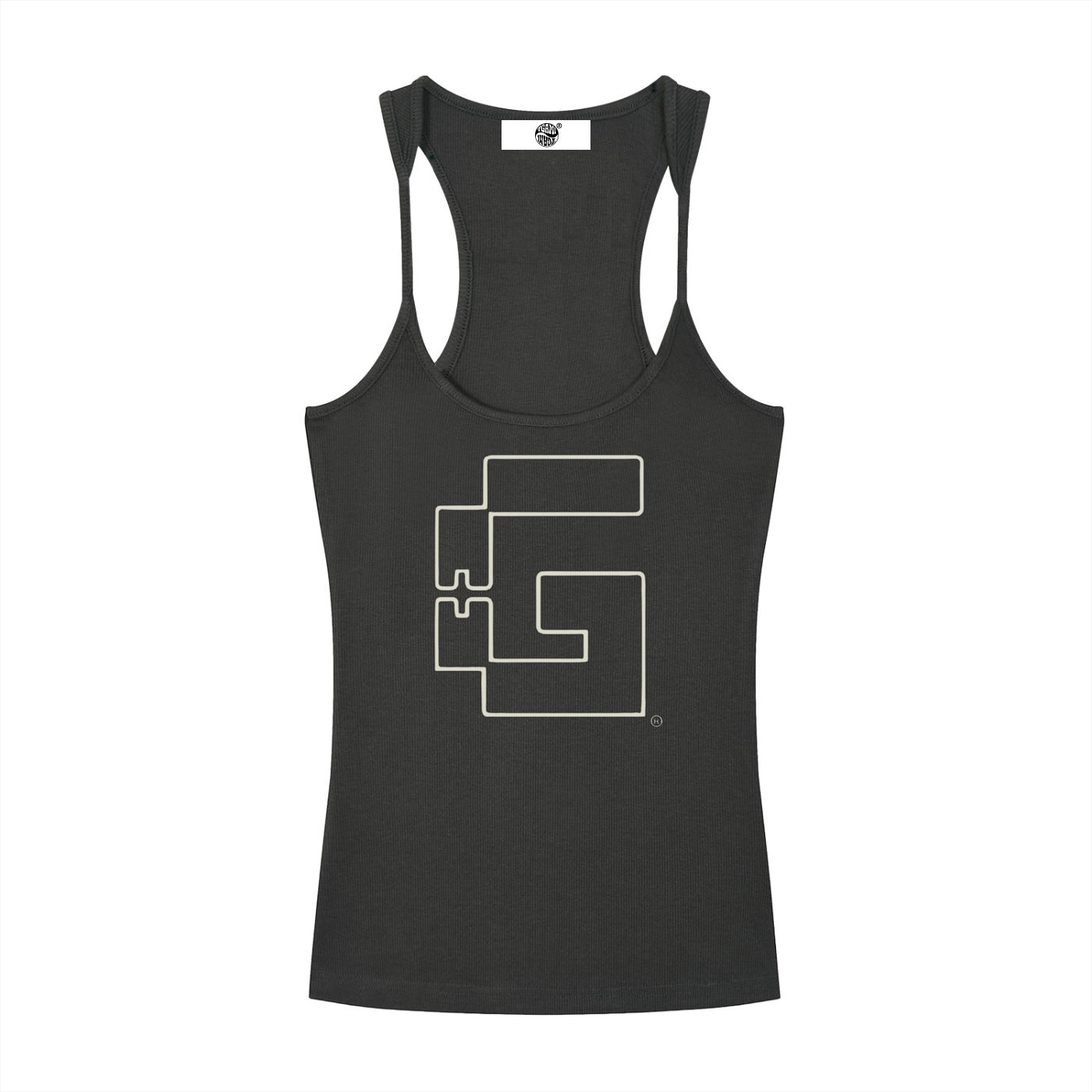 Slim Fit Ribbed Racerback Tank Top