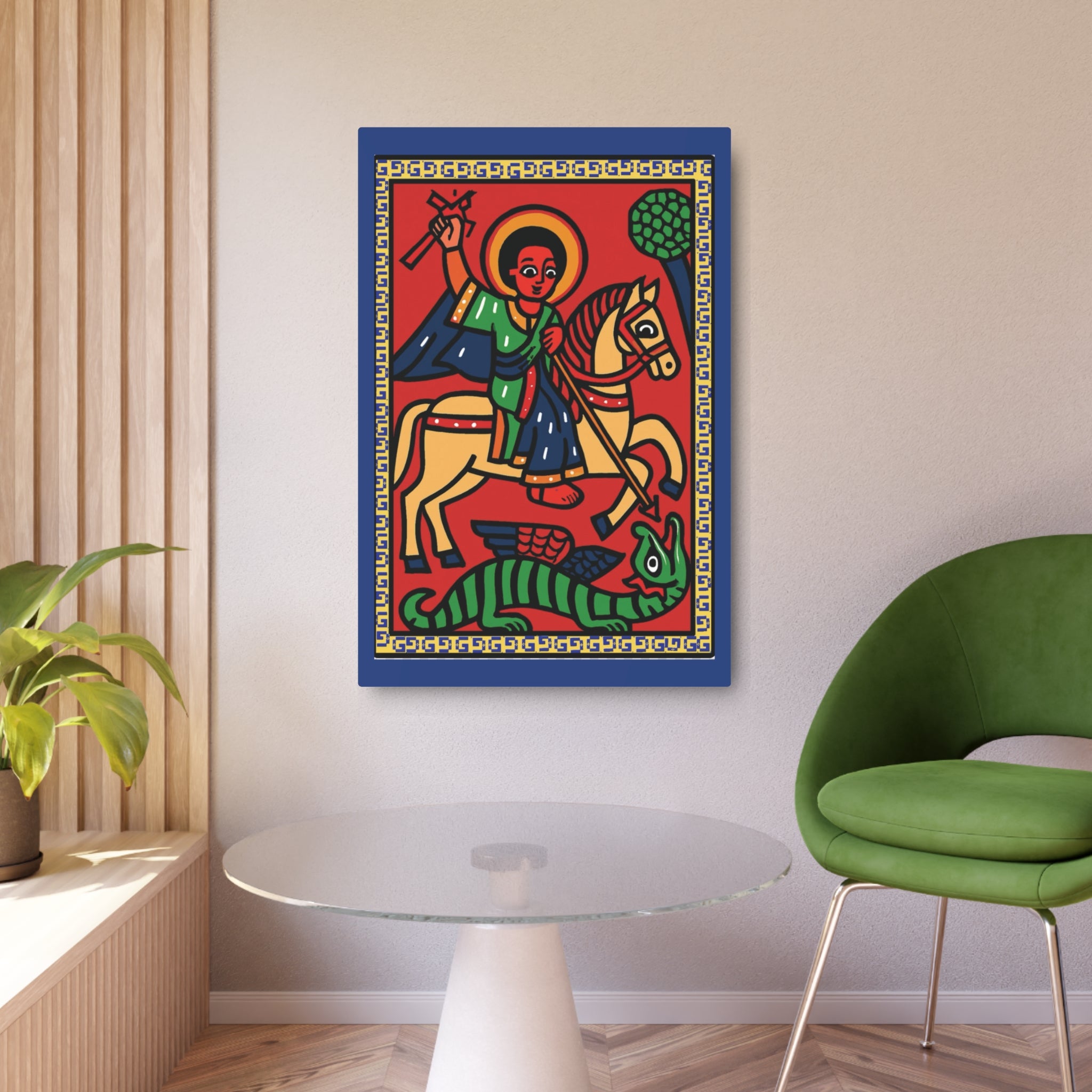 Saint George Dragon Slayer Metal Art Edition