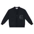 Snow‑Washed Sweat Cardigan — +G + 3G² Edition