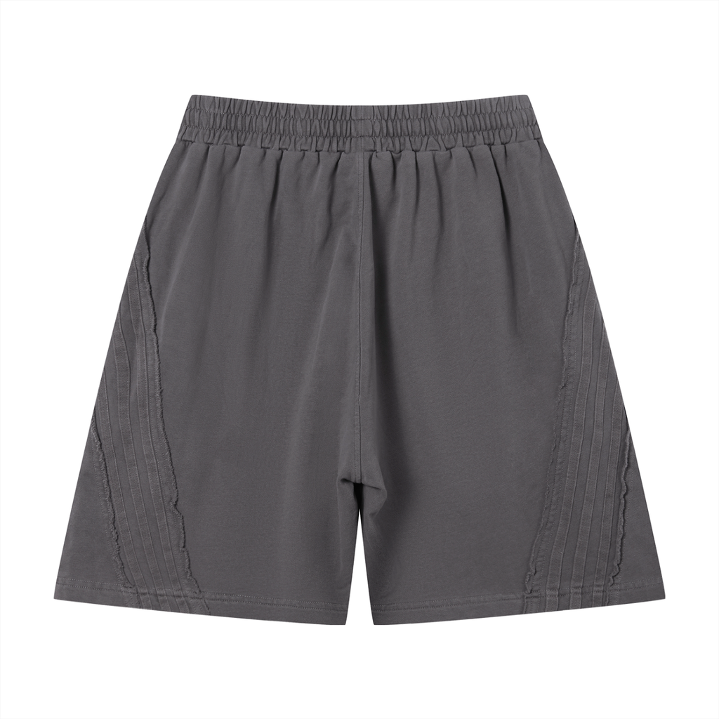 +G Swoop logo Raw Edge Shorts