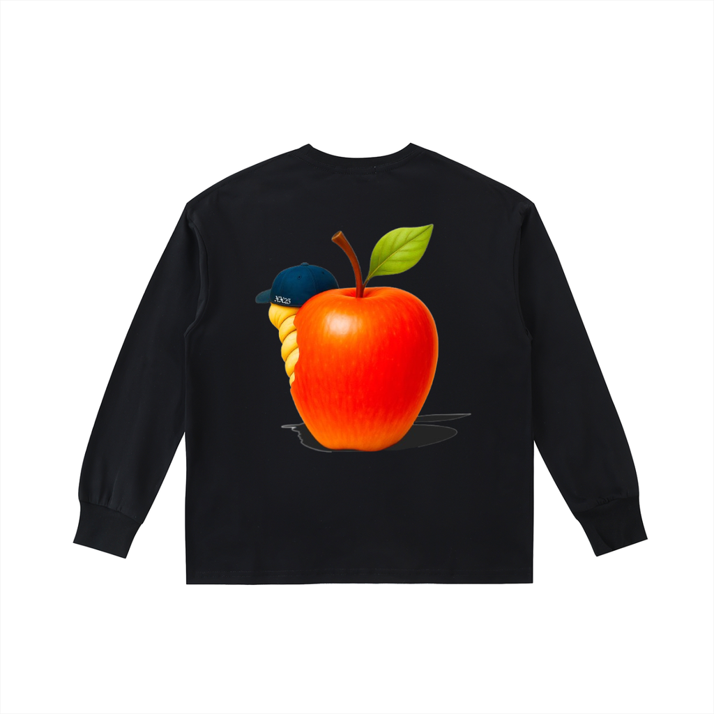 Kids Quick‑Dry Long Sleeve Tee — Big App Worm “Make It Anywhere” Edition