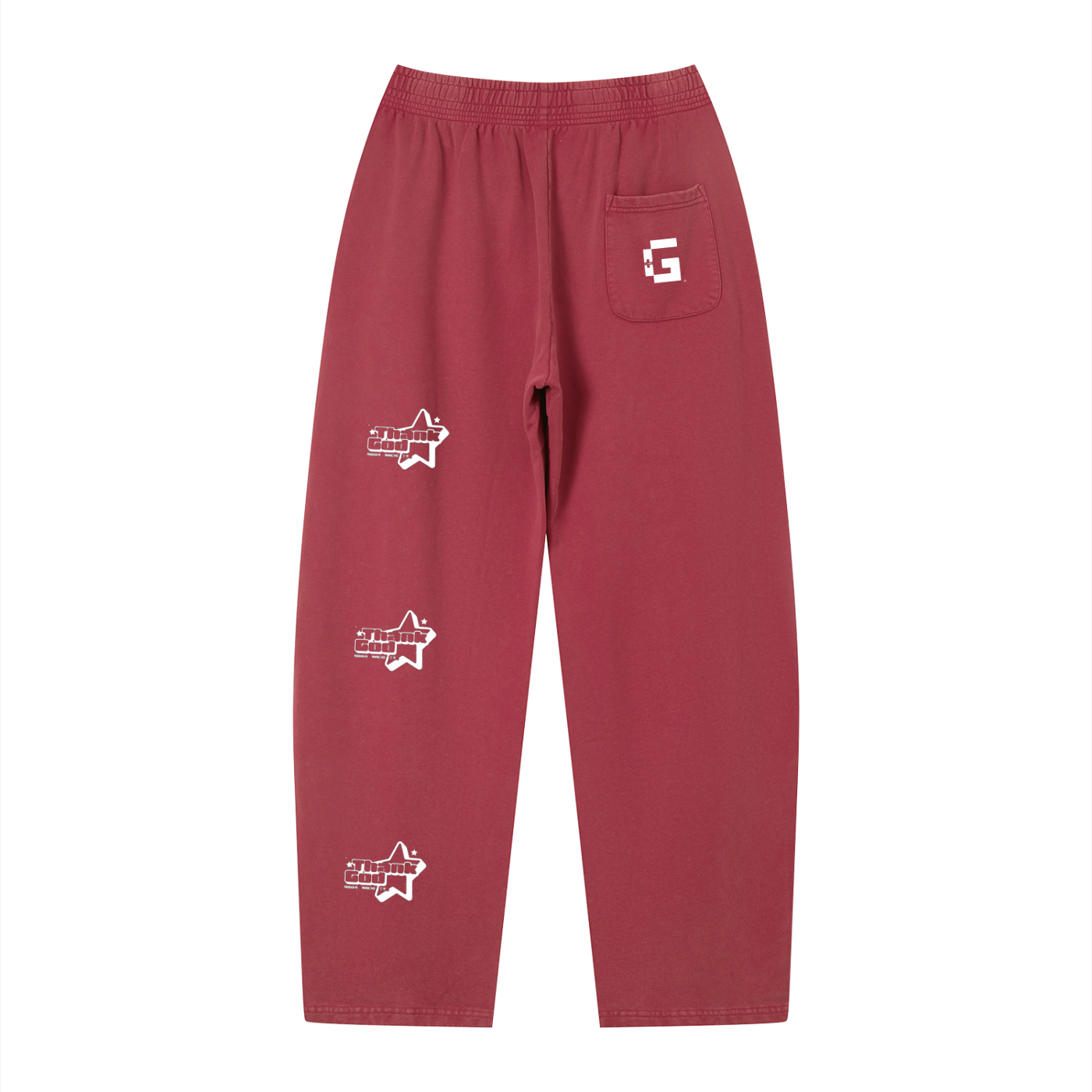“Thank God*” 369 Vintage Wash Loose Sweatpants