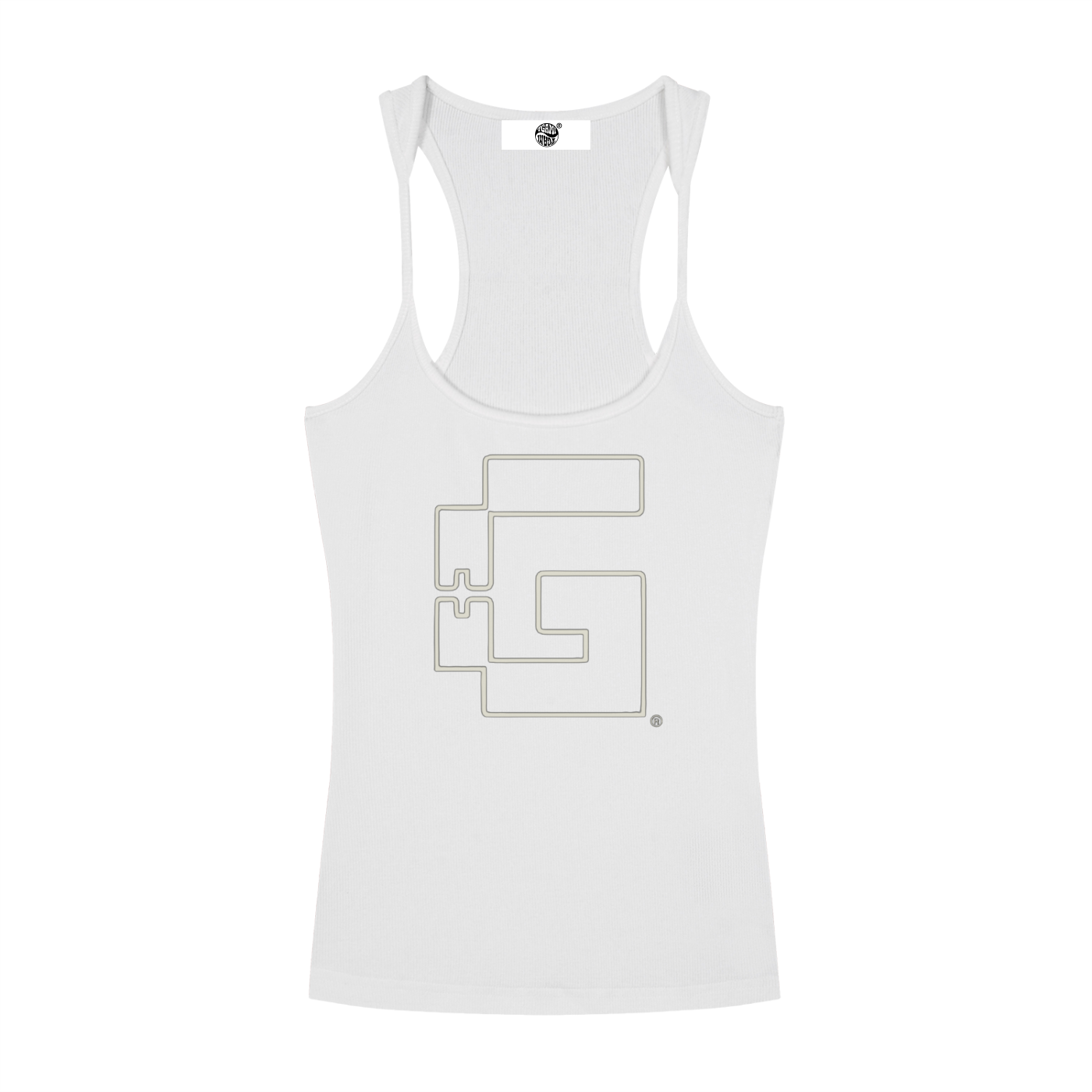 Slim Fit Ribbed Racerback Tank Top