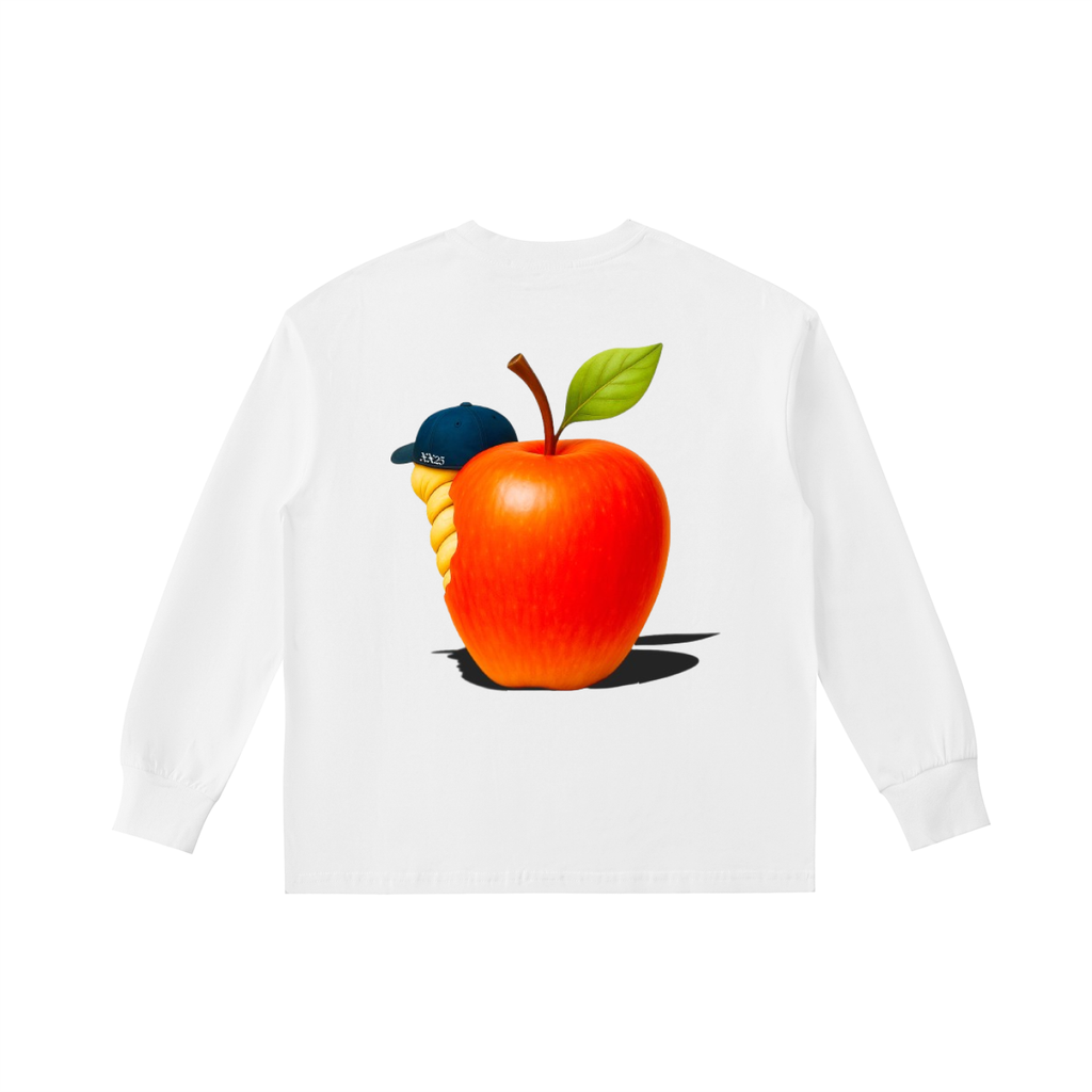 Kids Quick‑Dry Long Sleeve Tee — Big App Worm “Make It Anywhere” Edition