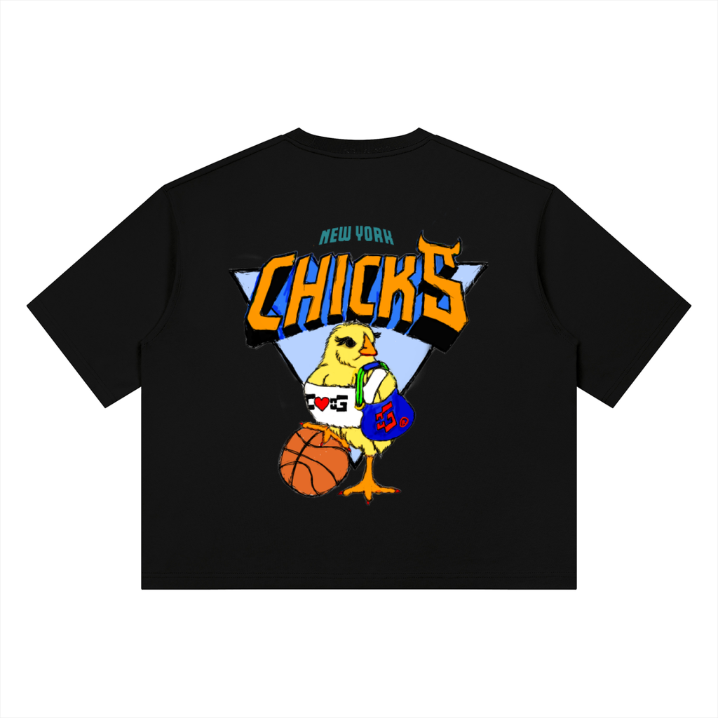 Chicks That Know Ball Heavyweight Boxy T-Shirt