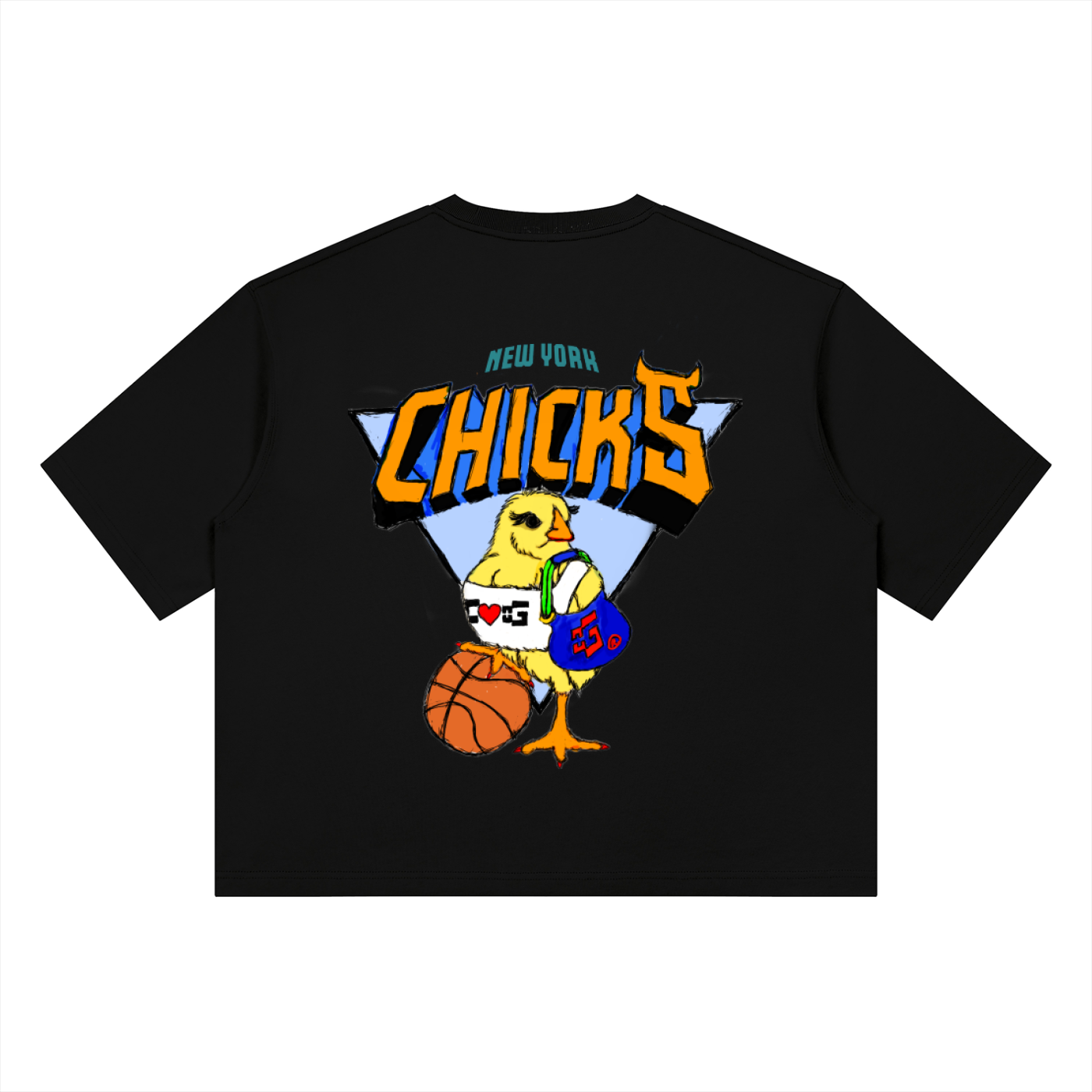 Chicks That Know Ball Heavyweight Boxy T-Shirt