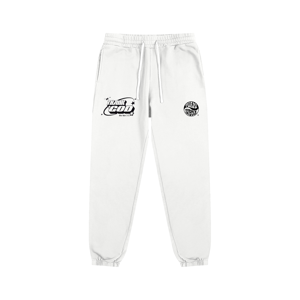 Essential Sweatpants — Thank God* + Balance Icon + Chakras Powered + +G Edition