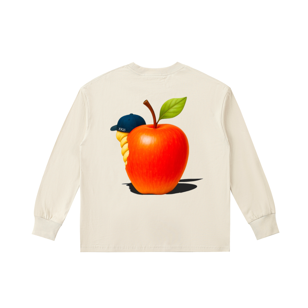 Kids Quick‑Dry Long Sleeve Tee — Big App Worm “Make It Anywhere” Edition
