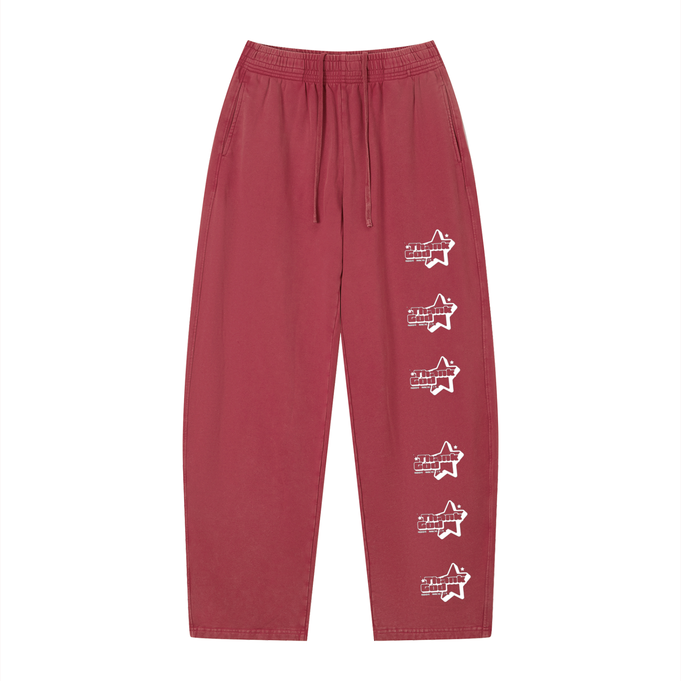 “Thank God*” 369 Vintage Wash Loose Sweatpants