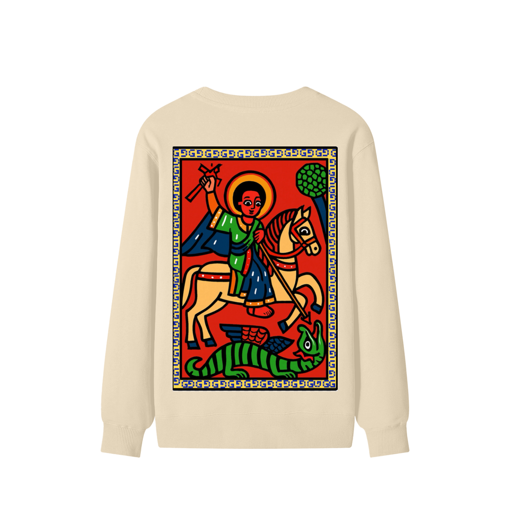 Classic Unisex Cotton Sweatshirt — St. George Dragon Slayer