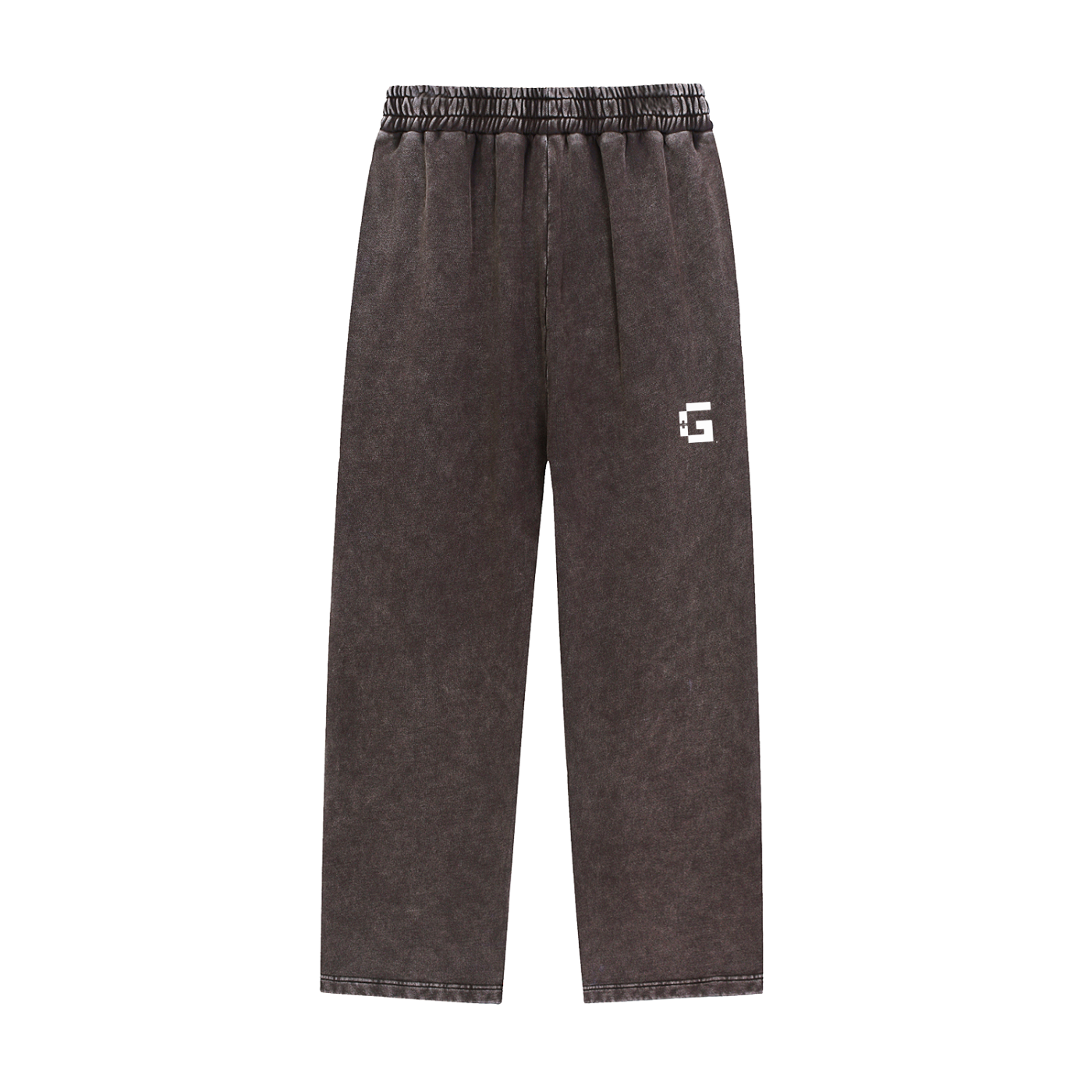 Snow‑Wash Heavyweight Sweatpants — Thank God* + +G Edition