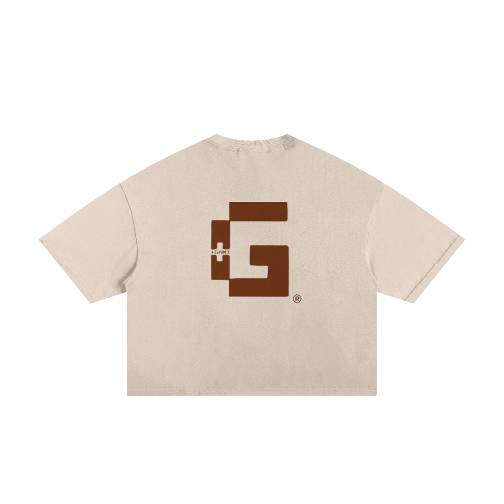 “NYCHA Grid” Frayed Boxy Tee — 250 GSM