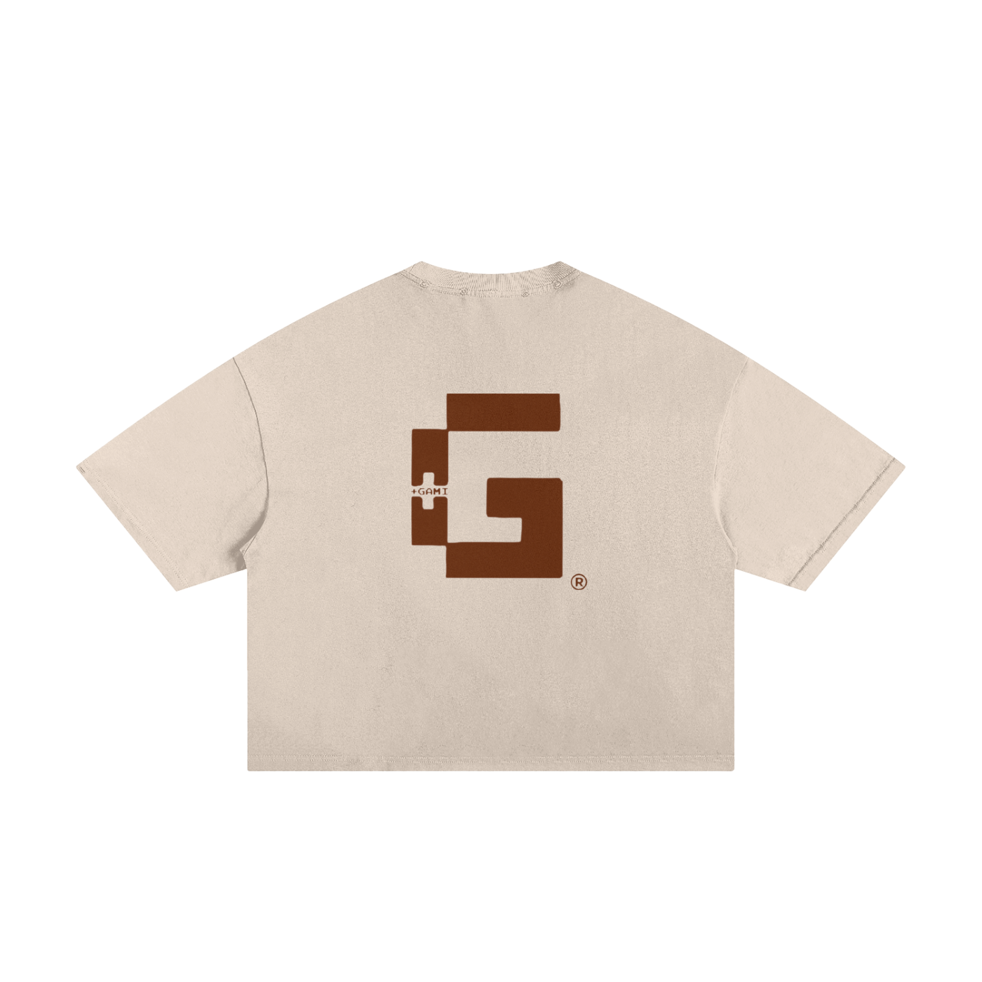 “NYCHA Grid” Frayed Boxy Tee — 250 GSM