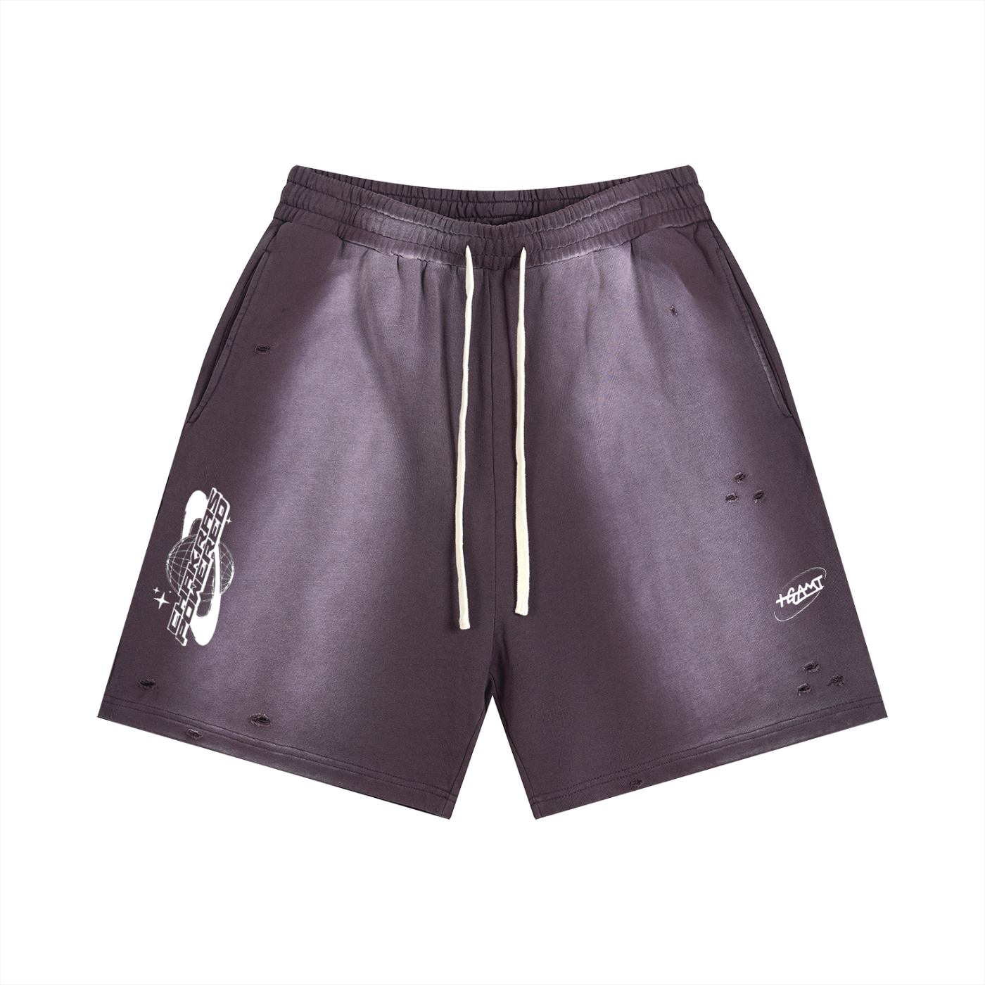 Sun Fade Distressed Shorts