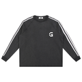 Snow‑Washed Contrast Tape Sweatshirt — +G’s Aligned Edition