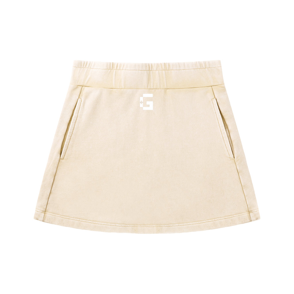 Mineral Wash Mini Skirt