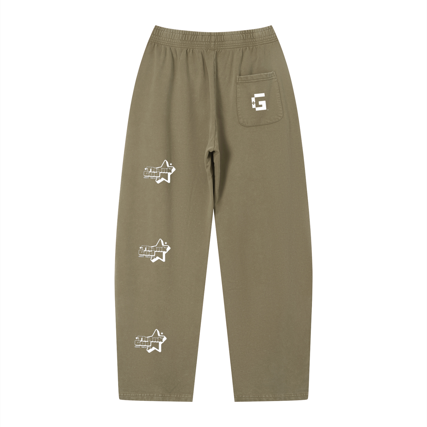 “Thank God*” 369 Vintage Wash Loose Sweatpants