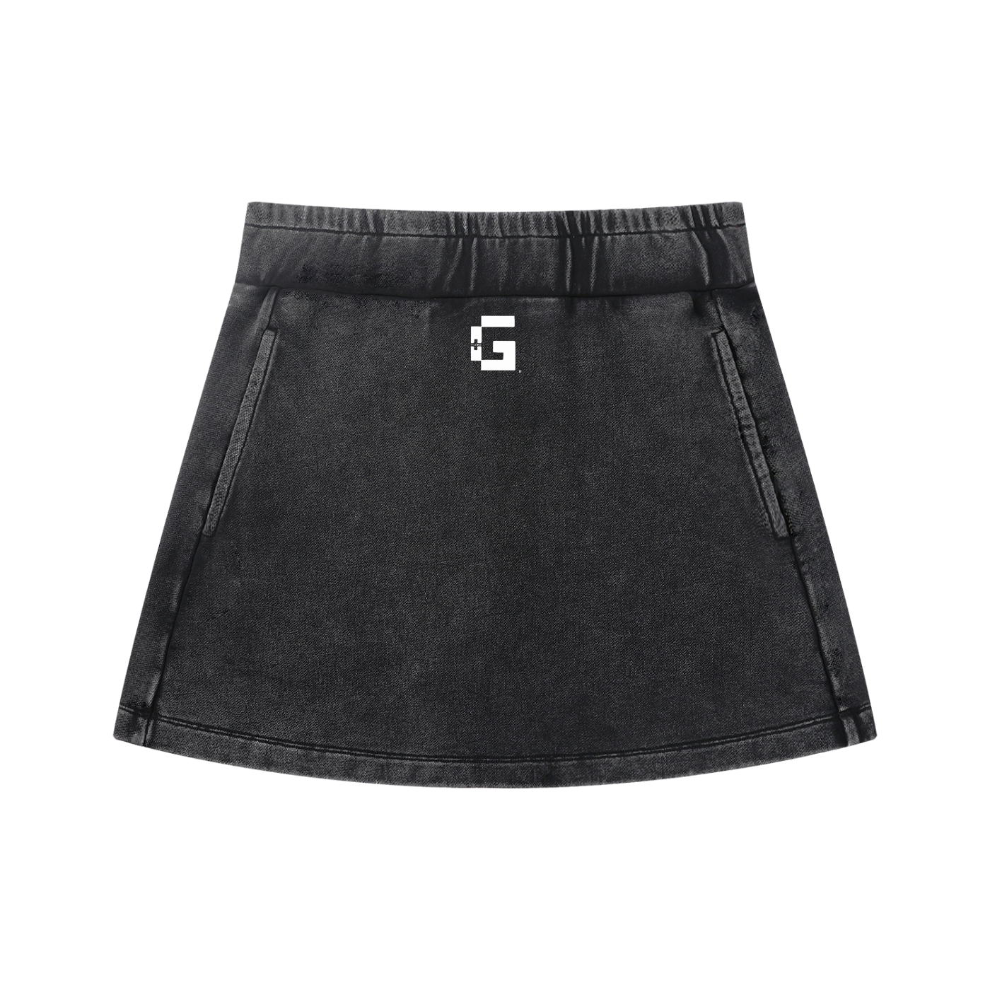 Mineral Wash Mini Skirt