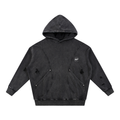 Snow‑Washed Distressed Panel Pocket Hoodie — +G Swoop + Thank God* Edition
