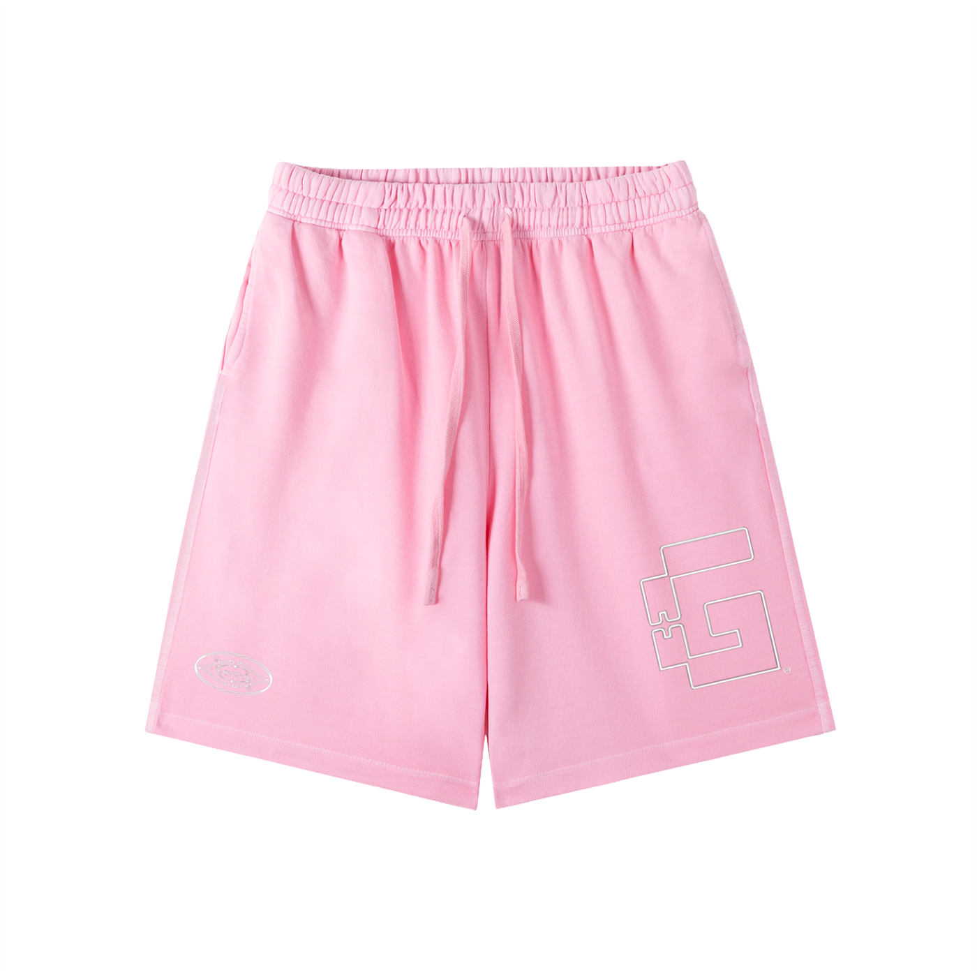 “Tri‑Stamp” Vintage Wash Sweatshorts