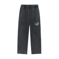 Snow‑Wash Heavyweight Sweatpants — Thank God* + +G Edition