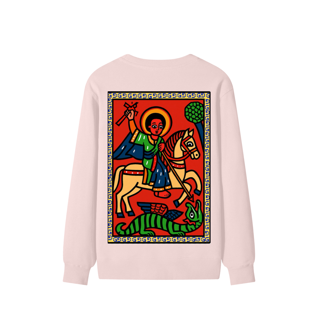 Classic Unisex Cotton Sweatshirt — St. George Dragon Slayer