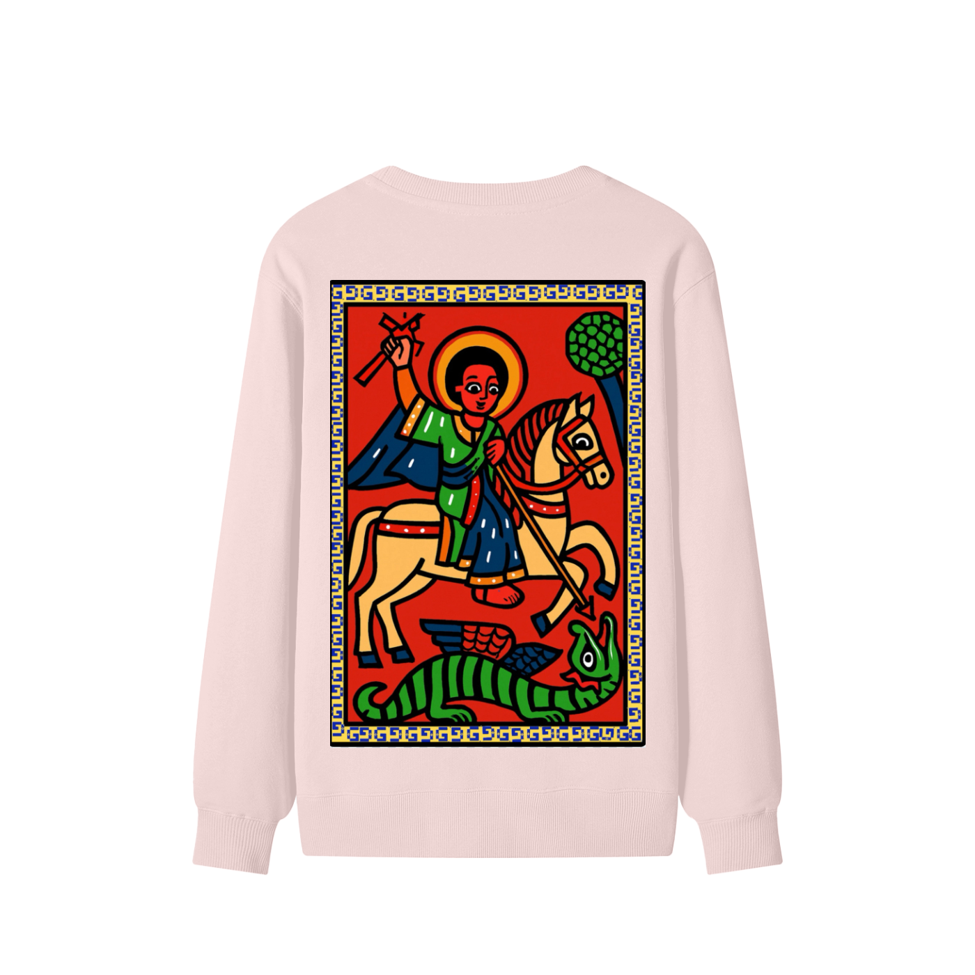 Classic Unisex Cotton Sweatshirt — St. George Dragon Slayer