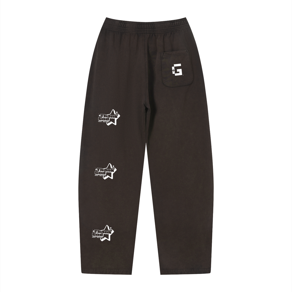 “Thank God*” 369 Vintage Wash Loose Sweatpants