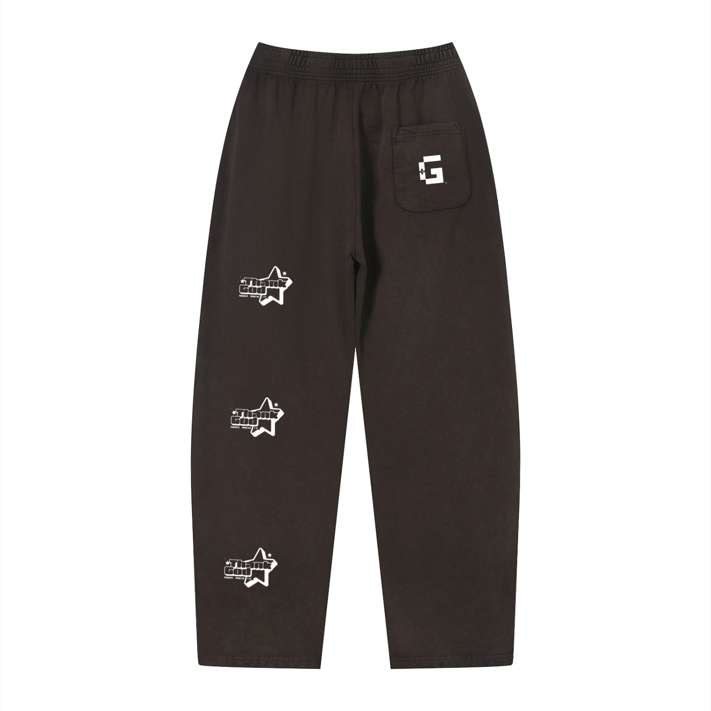 “Thank God*” 369 Vintage Wash Loose Sweatpants