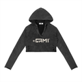 Vintage Washed Raw Edge Hoodie — High Road Glitch Identity Edition