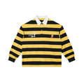 Yellow Navy Stripe Polo Shirt
