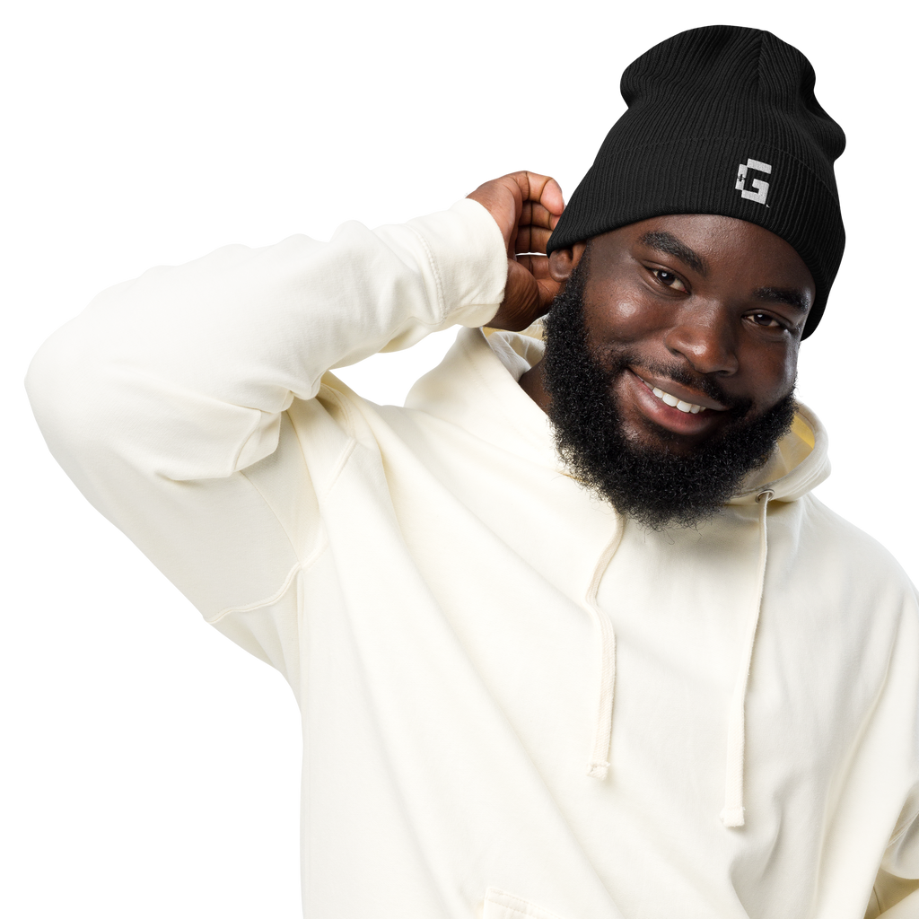 Organic Ribbed Beanie — +G Identity Edition