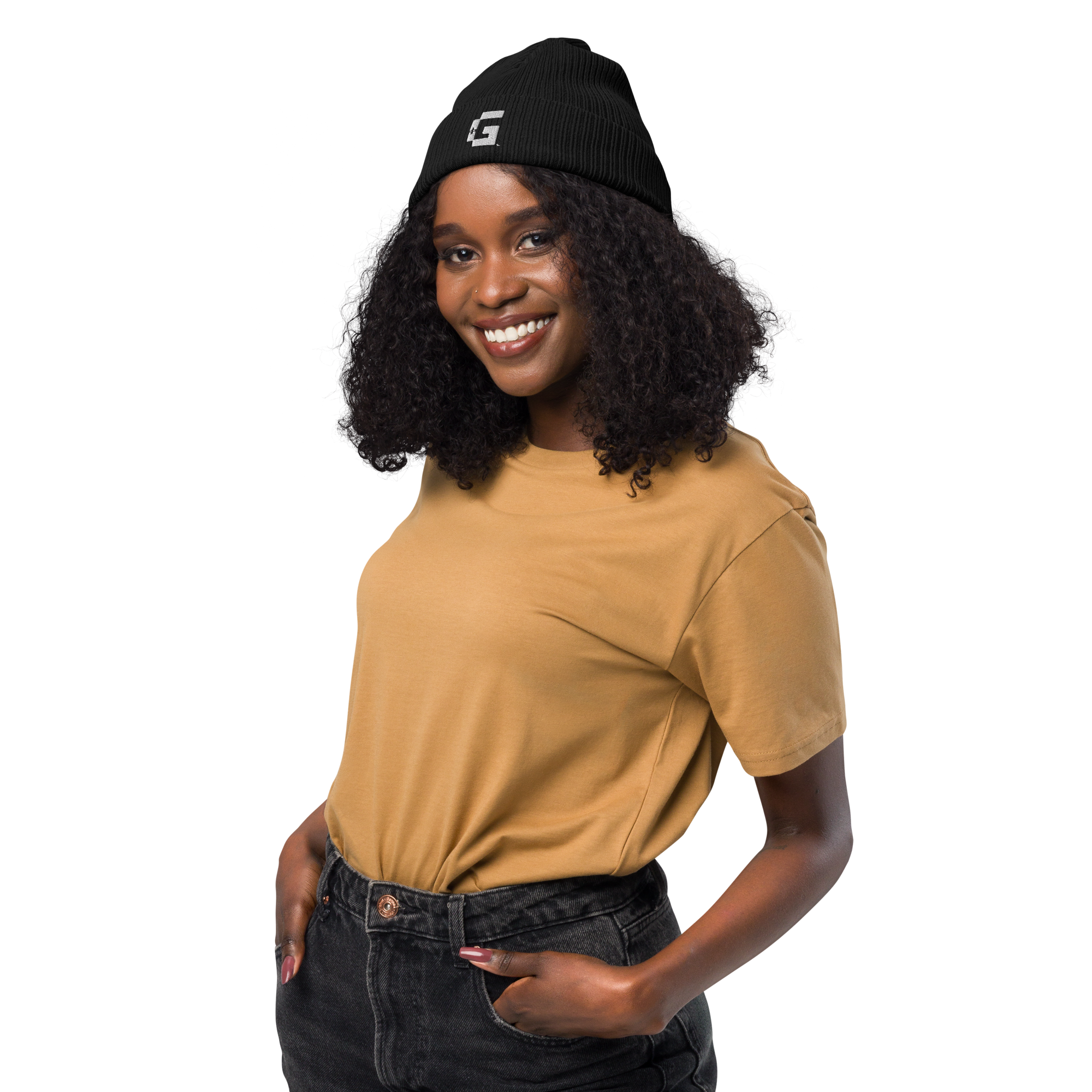 Organic Ribbed Beanie — +G Identity Edition