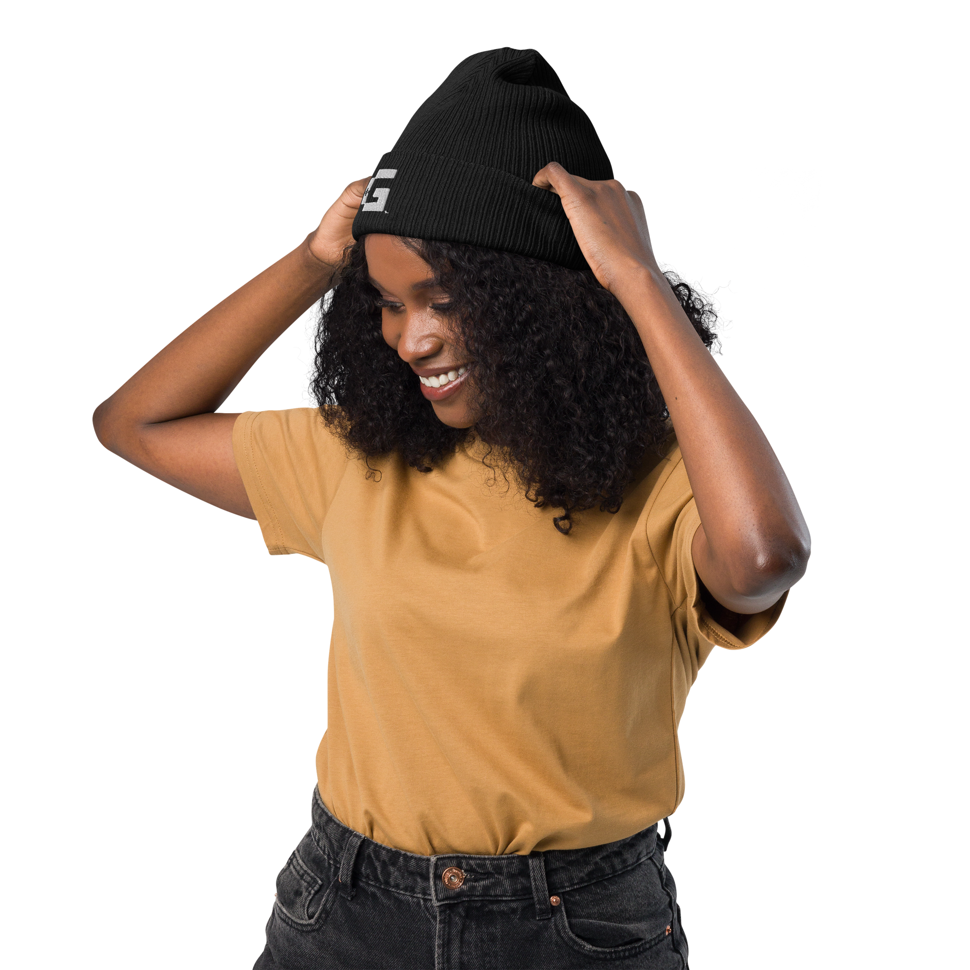 Organic Ribbed Beanie — +G Identity Edition