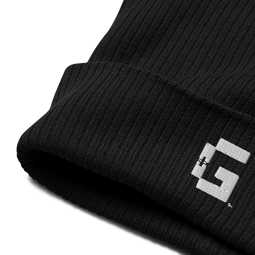 Organic Ribbed Beanie — +G Identity Edition