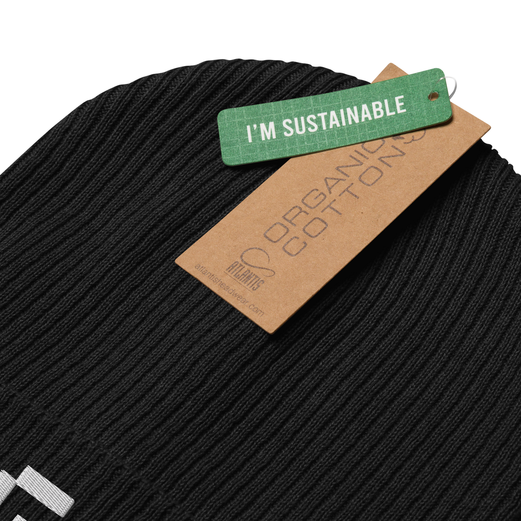 Organic Ribbed Beanie — +G Identity Edition