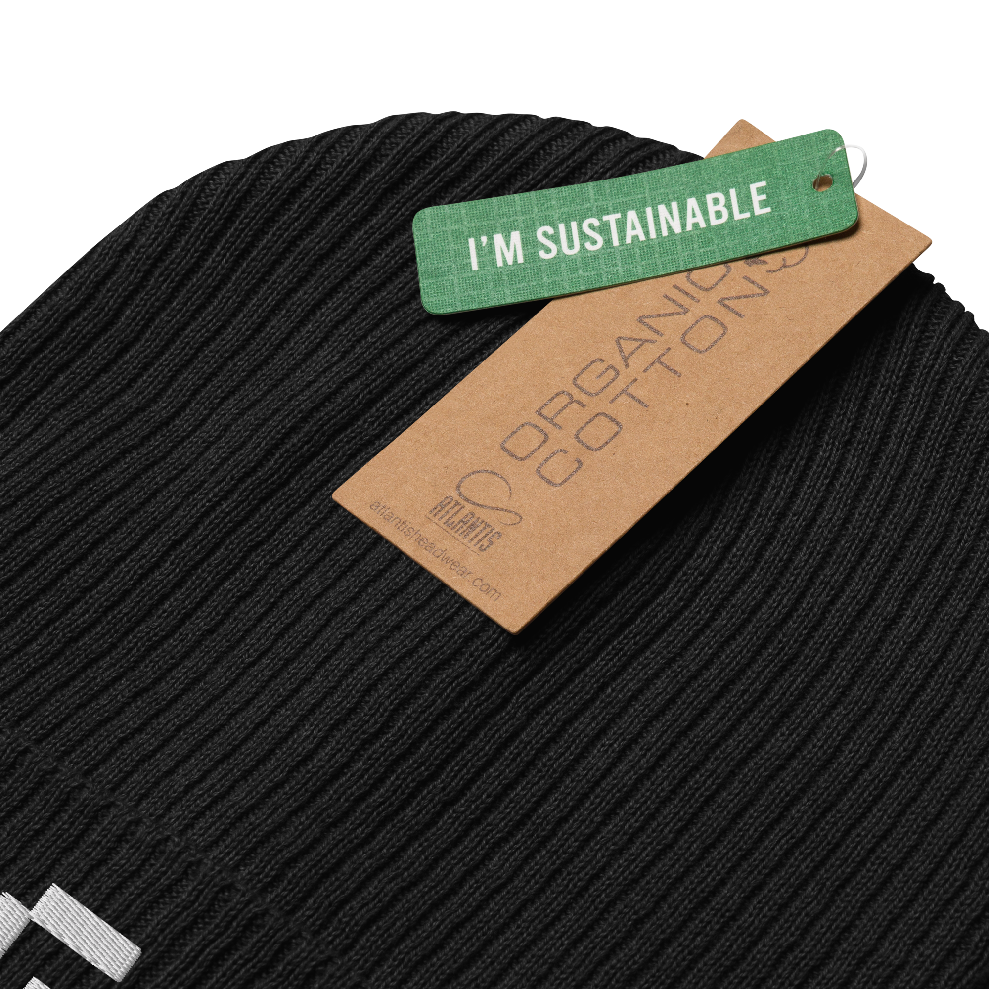 Organic Ribbed Beanie — +G Identity Edition